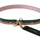 Dolce & Gabbana Shoulder Strap Leather Pink Handbag Accessory