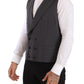 Dolce & Gabbana Gray Double Breasted 2 Piece SICILIA Blazer
