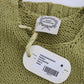 PINK MEMORIES Green Cotton Blend Knitted Sleeveless Sweater
