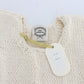 PINK MEMORIES Beige Cotton Blend Knitted Sleeveless Sweater