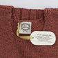 PINK MEMORIES Red Cotton Blend Knitted Sleeveless Sweater