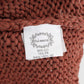 PINK MEMORIES Red Cotton Blend Knitted Sleeveless Sweater