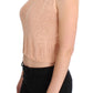 PINK MEMORIES Pink Cotton Blend Knitted Sleeveless Sweater
