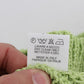 PINK MEMORIES Green Cotton Blend Knitted Sweater