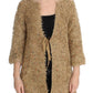 PINK MEMORIES Beige Wool Blend Cape Sweater