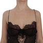 Dolce & Gabbana Black Silk Lace Babydoll Lingerie Top