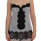Dolce & Gabbana Black Silk Lace Babydoll Lingerie Top
