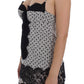 Dolce & Gabbana Black Silk Lace Babydoll Lingerie Top