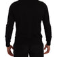Dolce & Gabbana Black Cashmere Button Down Cardigan Sweater