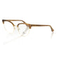 Frankie Morello Brown Metallic Fibre Women Frame