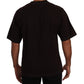 Dolce & Gabbana Bordeaux Cotton L-Amore Print Crewneck T-shirt