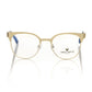 Frankie Morello Gold Metallic Women's Eyeglass Frame