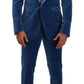 Dolce & Gabbana Blue SICILIA Velvet Slim Fit 2 Piece Suit