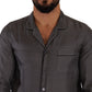 Dolce & Gabbana Gray Fantasy Pattern Pajama Top Mens Shirt