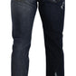 Dolce & Gabbana Blue Cotton Regular Denim Trousers Jeans