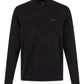 Hugo Boss Black Cotton Logo Details Sweatshirt
