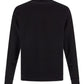 Hugo Boss Black Cotton Logo Details Sweatshirt