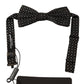 Dolce & Gabbana Black 100% Silk Adjustable Neck Papillon Tie