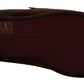 Dolce & Gabbana Shoes Dress Loafers Brown Leather Slip Shoes
