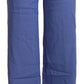P.A.R.O.S.H. Blue High Waist Viscose Straight Wide Leg Pants
