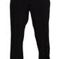 Domenico Tagliente Black Polyester Single Breasted Formal Suit