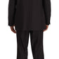 Domenico Tagliente Gray Polyester Single Breasted Formal Suit