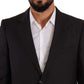 Domenico Tagliente Dark Gray Single Breasted Formal Suit