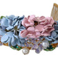 Dolce & Gabbana Gold Crystal Purple Hortensia Headband Crown Diadem