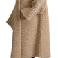 Dolce & Gabbana Beige Cashmere Wool Faux Fur Coat Jacket