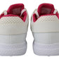 Plein Sport White Polyester Runner Becky Sneakers Shoes