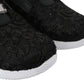Plein Sport Black Polyester Runner Joice Sneakers Shoes