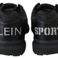 Plein Sport Black Polyester Runner Jasmines Sneakers Shoes