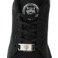 Plein Sport Black Polyester Runner Gisella Sneakers Shoes