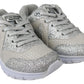 Plein Sport Silver Polyester Runner Jasmines Sneakers Shoes