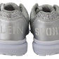 Plein Sport Silver Polyester Runner Jasmines Sneakers Shoes