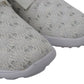 Plein Sport White Polyester Runner Beth Sneakers Shoes
