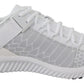 Plein Sport White Polyester Adrian Sneakers Shoes