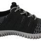 Plein Sport Black Polyester Runner Mason Sneakers Shoes