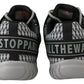 Plein Sport Black Polyester Runner Mason Sneakers Shoes