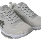 Plein Sport Silver Polyester Gretel Sneakers Shoes