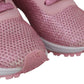 Plein Sport Pink Blush Polyester Gretel Sneakers Shoes