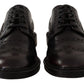 Dolce & Gabbana Purple Leather Oxford Wingtip Formal Shoes