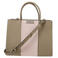 Karl Lagerfeld Sage Green Polyurethane Tote Shoulder Bag