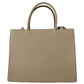 Karl Lagerfeld Sage Green Polyurethane Tote Shoulder Bag
