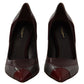 Dolce & Gabbana Multicolor Exotic Leather Heels Pumps Shoes