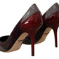 Dolce & Gabbana Multicolor Exotic Leather Heels Pumps Shoes