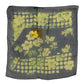 GF Ferre Black Yellow Floral Wrap Shawl Foulard Scarf