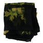 GF Ferre Black Yellow Floral Wrap Shawl Foulard Scarf