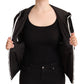 Dolce & Gabbana Black Polyester Hooded Bomber Full Zip Jacket