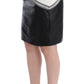 Sachin & Babi Gray Black Liza Leather Straight Pencil